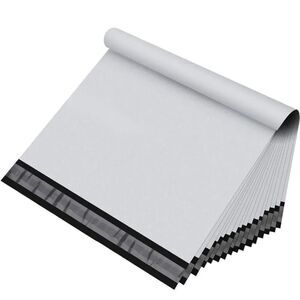 Poly Mailers 10 x 13 in White 15 Piece Strong Adhesive Shipping Bags polymailers